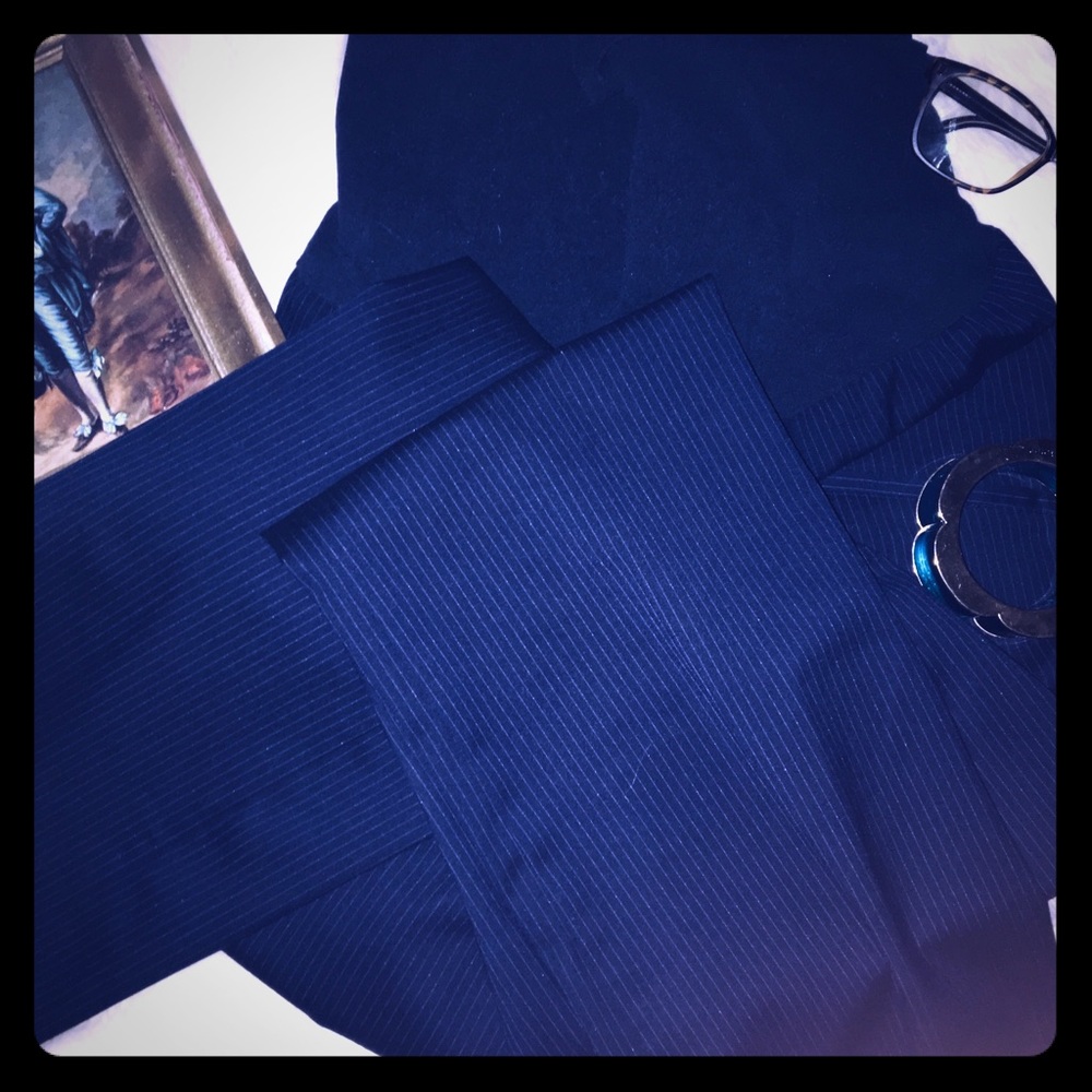 Maternity Pin Stripe Career Slacks